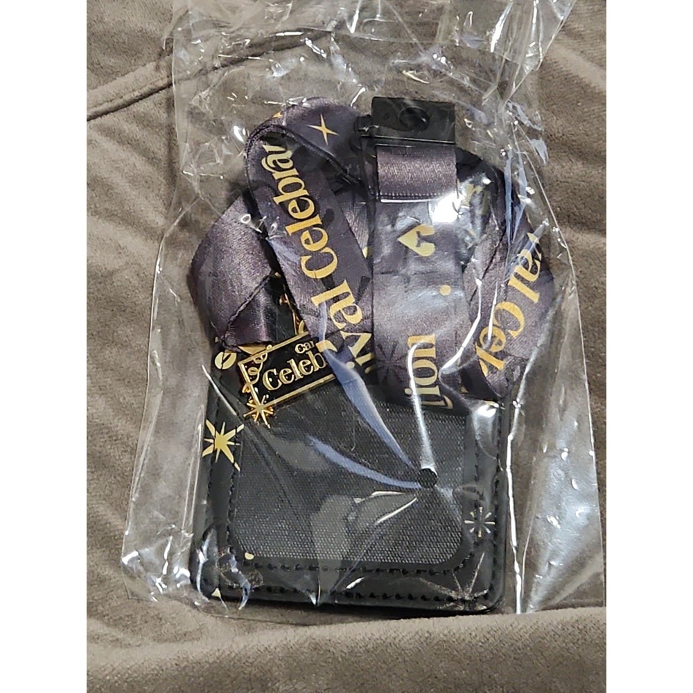 Carnival Celebration Millionaire Raffle Tournament Lanyard ID Card Holder Sealed